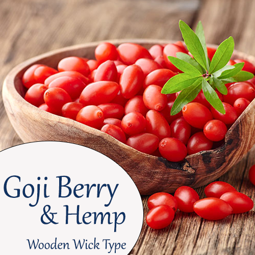 Goji Berry and Hemp® Wooden Wick Type