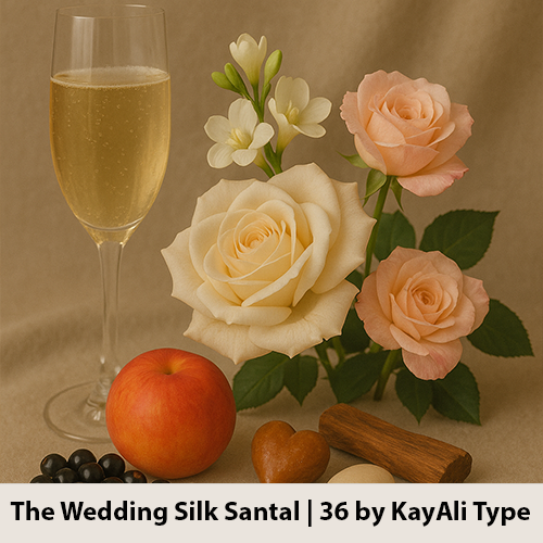 The Wedding Silk Santal 36 by KayAli Type