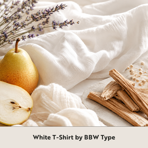White T-Shirt by BBW Type